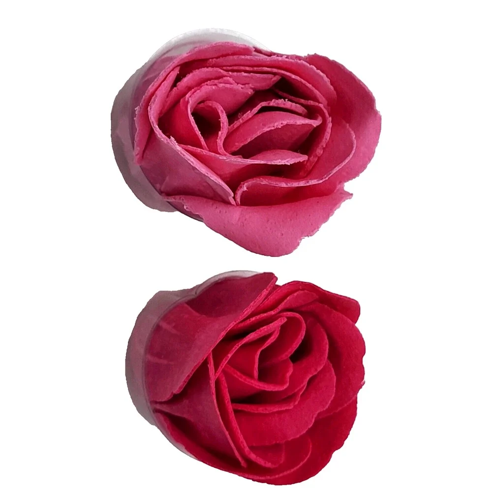 Vintage Handcrafted Delicate Pink Rose Petal Shaped Soap 2